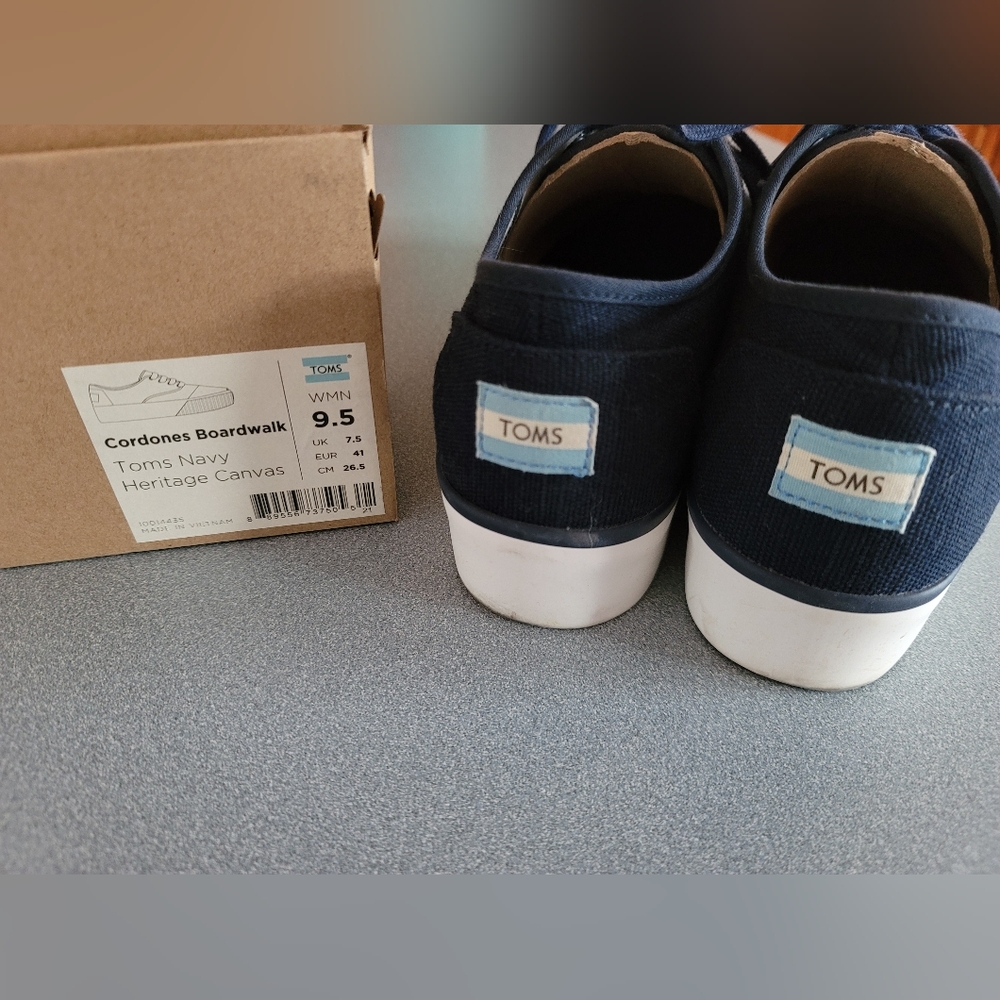 TOMS Cordones Boardwalk Platform Sneakers Heritage Canvas